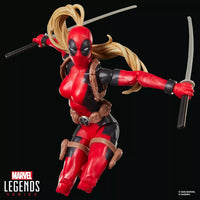 Marvel Legends- “Marvel” Lady Deadpool/Ladypool (w/ Marvel’s Box BAF Piece) 6” Poseable Action Figure [New/Sealed]
