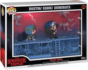 Funko Pop - Stranger Things Eddie / Dustin / Demobats Phase Three Deluxe  Moments #05