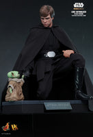 Star Wars Hot Toys 1/6 Luke Skywalker (Deluxe Version) DX23 with Grogu and Dark Trooper (Pre-Owned)
