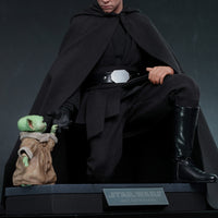 Star Wars Hot Toys 1/6 Luke Skywalker (Deluxe Version) DX23 with Grogu and Dark Trooper (Pre-Owned)