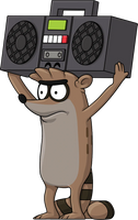 YouTooz- “Regular Show” Rigby Vinyl Figure [New/Sealed]
