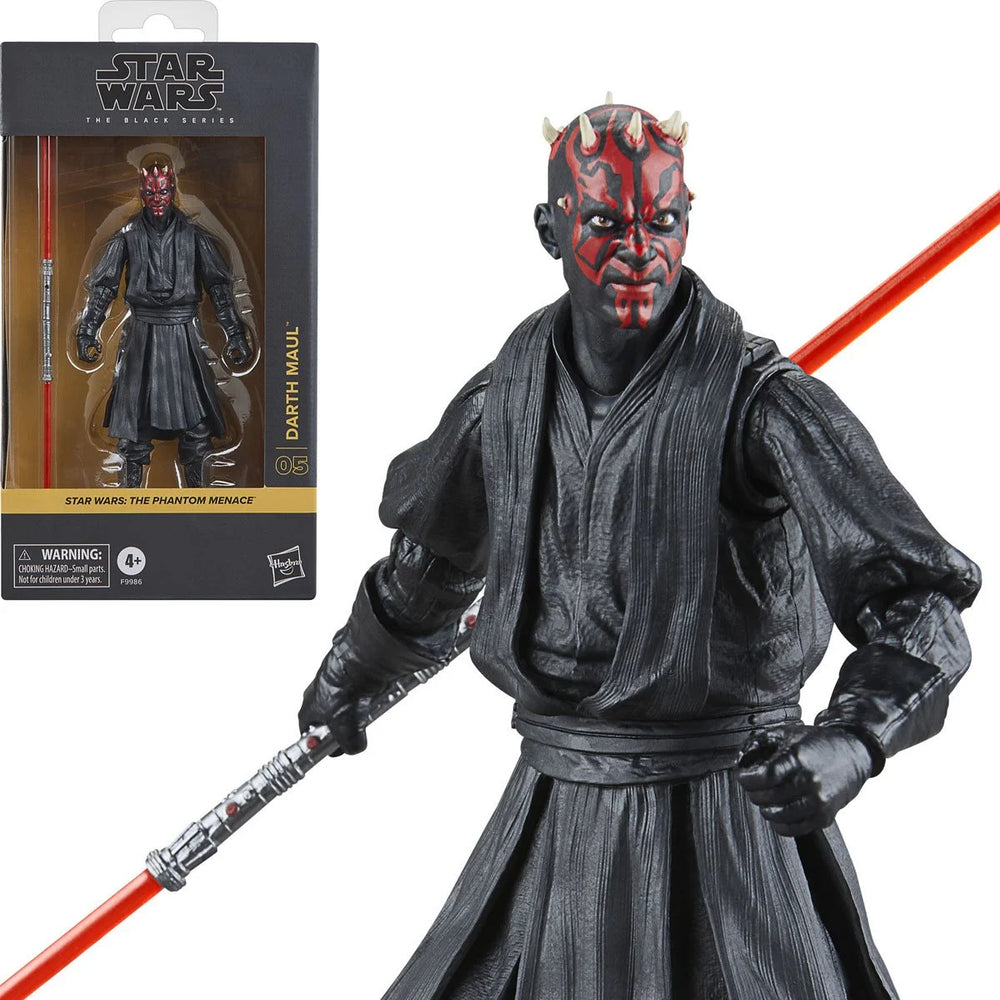 “Star Wars: The Phantom Menace”- Black Series “Darth Maul” Figure (New/Sealed)