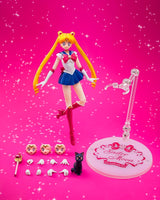 S.H. Figuarts- Bandai Namco “Sailor Moon” Sailor Moon (Crystal Star Compact Edition) [30th Anniversary] Tamashii Nations Poseable Action Figure [New/Sealed]
