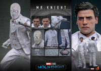 Hot Toys- “Moon Knight” Mr. Knight TMS139 1/6th Scale Collectible Figure By Sideshow [New/Sealed]
