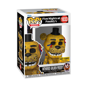 Funko Pop!- “Five Night’s at Freddy’s” Withered Golden Freddy (Hot Topic Exclusive) #1033