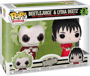 Funko POP! - “Beetlejuice” Beetlejuice & Lydia Deetz (Two-Pack)