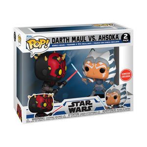 Funko Pop! Darth Maul Vs. Ahsoka 2 Pack