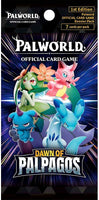 [LIMIT 2 PER PERSON!] Palworld Official Card Game- Dawn Of Palpagos (1st Edition “Palword” Error) Booster Pack (7 Cards Per Pack) [New/Sealed]
