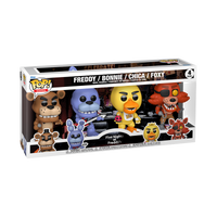 Funko Pop! Games- “Five Nights At Freddy’s” Freddy, Bonnie, Chica, & Foxy (FNAF) [4-Pack]
