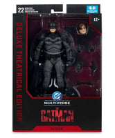 DC Multiverse- “The Batman” Batman (Robert Pattinson) Deluxe Theatrical Edition 7” Poseable Action Figure [New/Sealed]

