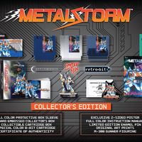 NES- Metalstorm Collector’s Edition- Metallic Silver (New/Sealed)