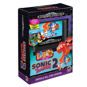 Sonic the Hedgehog 2 Cartridge and Diorama Display