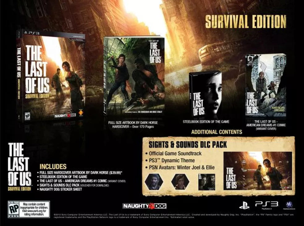 PS3 - The Last Of Us Survival Edition (CIB)