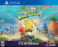 PS4- Spongebob Squarepants: Battle for Bikini Bottom Rehydrated (F.U.N. Edition) [New/Sealed] *Read Description*
