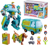 Transformers X Scooby-Doo!- Mysterious Prime & Automutt Poseable Action Figure [New/Sealed]
