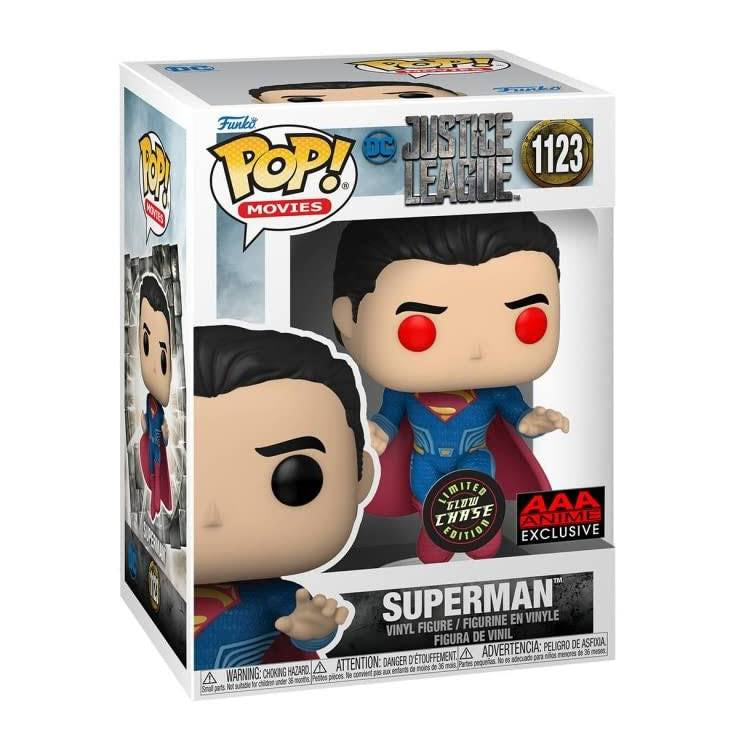 Funko Pop! Superman (Glow Chase) #1123 “Justice League”