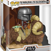 Funko Pop! The Mandalorian and the Child on Bantha #416 “Star Wars”