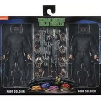 NECA TMNT Foot Soldier 2 Pack (with weapon rack)
