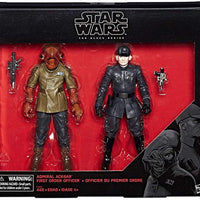 Star Wars Black Series Admiral Akbar and First order Officer