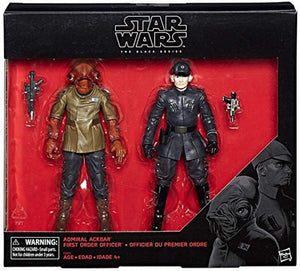 Star Wars Black Series Admiral Akbar and First order Officer