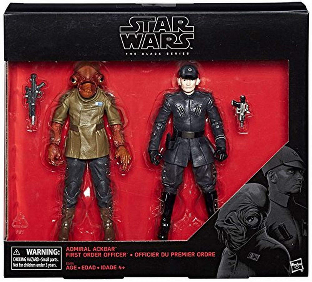 Star Wars Black Series Admiral Akbar and First order Officer