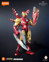 Blokees- Marvel Studios “Infinity Saga” Iron Man Mark LXXXV Champion Class (M Size) Poseable Model Kit w/ Accessories [New/Sealed]

