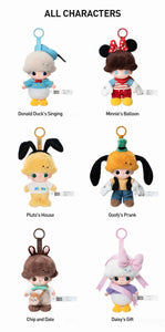 POP MART- DIMOO WOLRD: DISNEY MICKEY AND FRIENDS AUTHENTIC BLIND BOX VINYL PLUSH KEYCHAIN (NEW)