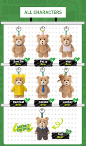 POP MART- TED 2: AUTHENTIC TEDDY BEAR ACTION PLUSH PENDANT BLIND BOX (NEW)