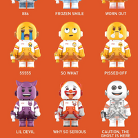 POP MART- MEGA SPACE MOLLY: 100% EMOJI SERIES AUTHENTIC BLIND BOX FIGURE (NEW)