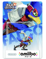 AMIIBO- JAPANESE “STARFOX” FALCO (SUPER SMASH BROS.) JPN FIGURE [NEW/SEALED]
