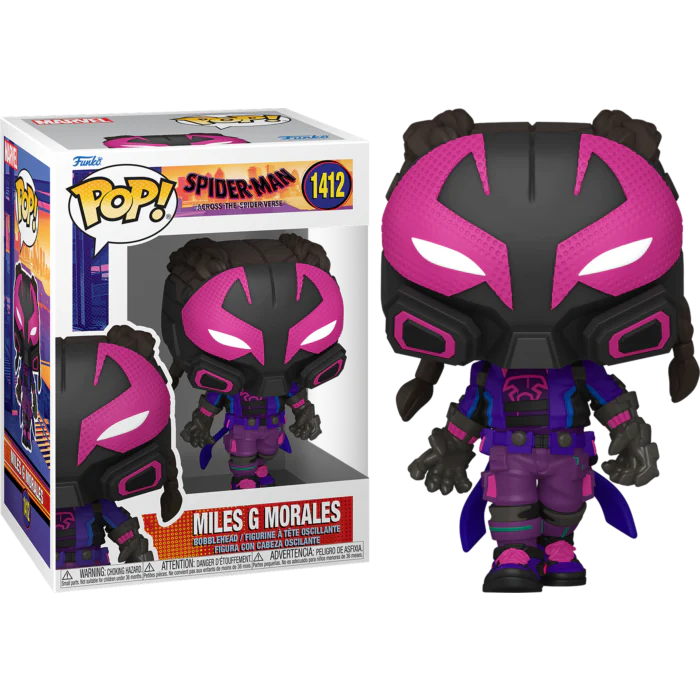 Funko Pop! Miles G Morales (Prowler) #1412 “Spider-Man Across the Spider-Verse”