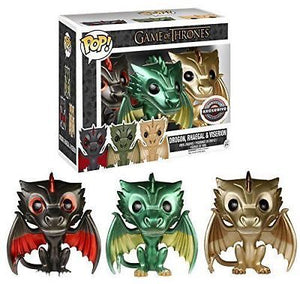 Funko Pop! Drogon, Rhaegal & Viserion