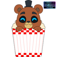 YouTooz- “Five Nights At Freddy’s” Popcorn Bucket Freddy (Entertainment Earth Exclusive) FNAF Plush Toy [New w/ Tags]

