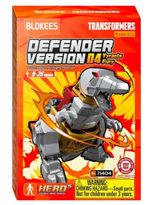 Blokees- Transformers Defender Version 04 “Tyrants Fury” Mystery Figure Blind Box (New)