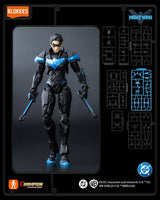 Blokees- DC “Batman Beyond” Batman Beyond Champion Class (M Size) Poseable 1/12 Scale Action Figure Model Kit w/ Accessories [New/Sealed]
