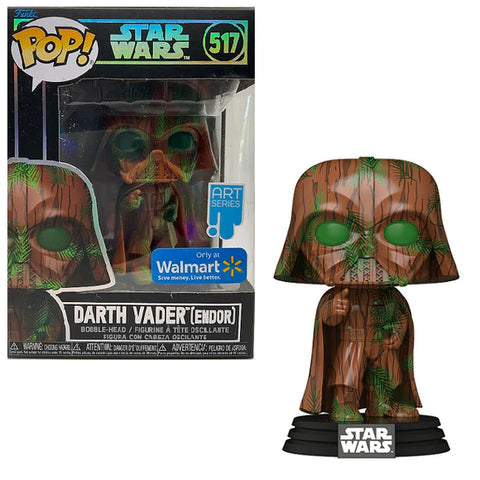 Figurine Vinyl FUNKO POP Star Wars : Darth Vader (Endor) #517 Art