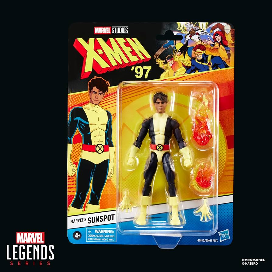 Marvel Legends- X-Men 97’ Retro “Sunspot” Figure (New)