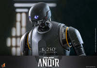 Sideshow- “Star Wars: Andor” K-2SO Hot Toys TMS156 1/6 Scale Collectible Figure [New/Sealed]
