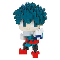 Kawada- Charanano “My Hero Academia” Nanoblock Izuku Midoriya Micro-Sized Building Block Set Figure [New/Sealed]

