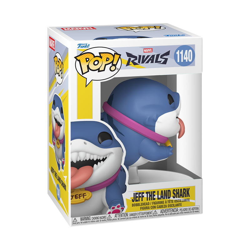Funko Pop!- Jeff The Land Shark #1140 “Marvel Rivals”