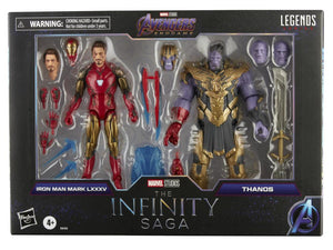 Marvel Legends: The Infinity Saga - Iron Man Mark LXXXV and Thanos (2-Pack)