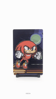 Figgyz- “Sonic The Hedgehog” Knuckles The Echidna (Face-Off) #179 Pop Magnet Collectible w/ Themed Background (1st Edition) [New/Factory Sealed]
