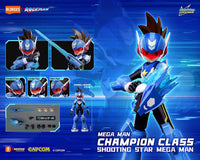 Blokees- “Mega Man: Starforce” Shooting Star Mega Man Champion Class (Large Size) Poseable Model Kit Action Figure [New/Sealed]
