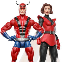 Hasbro- Marvel Legends Series “Avengers: Beyond Earth’s Mightiest” Hank Pym (Giant-Man) & Janet Van Dyne (Wasp) 6” Poseable Action Figure 2-Pack [New/Sealed]
