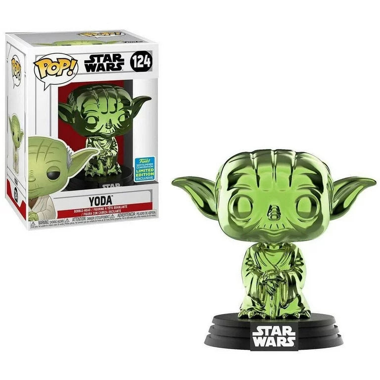 Funko Pop! Yoda (Chrome Green) #124 “Star Wars”