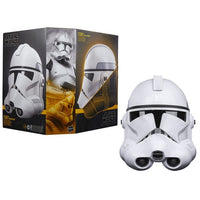 Hasbro- “Star Wars: The Black Series”  Phase II Clone Trooper Electronic Helmet (w/ Voice Distorter) Prop Replica [New/Sealed]
