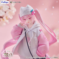FuRyu- “Hatsune Miku” Sakura Miku Cool Style [Petit] Tenitol Noodle Stopper Figure/Statue [New/Sealed]
