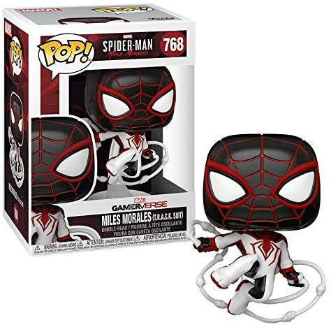Funko Marvel Miles Morales Spider-Man Pop! Vinyl Collectible Bobble-Head  Limited Edition Exclusive Art Series