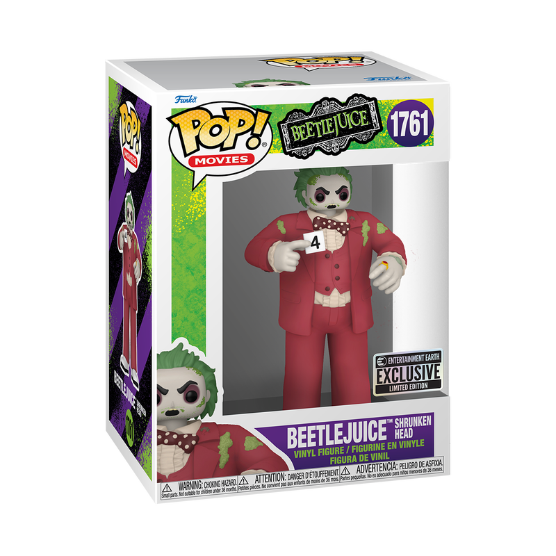 Funko POP! - “Beetlejuice” Beetlejuice Shrunken Head #1761