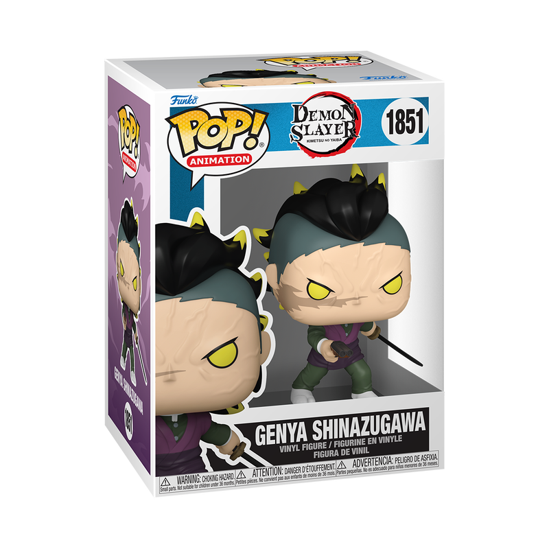 Funko Pop!- “Demon Slayer” Genya Shinazugawa (Demon Form) #1851